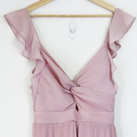 NEW ASTR the Label Golden Hour Plisse Jumpsuit S - Picture 6 of 14